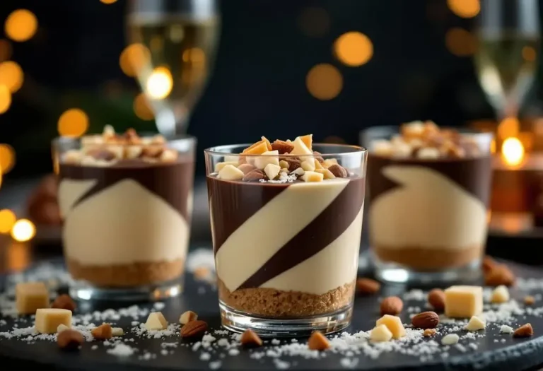 Coupes de nougat et de chocolat : le dessert chic (et ultra facile) du réveillon du Nouvel An
