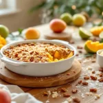 Crumble mangue-coco-citron vert : un dessert doré et ultra parfumé qui apporte l’été sur la table d’hiver