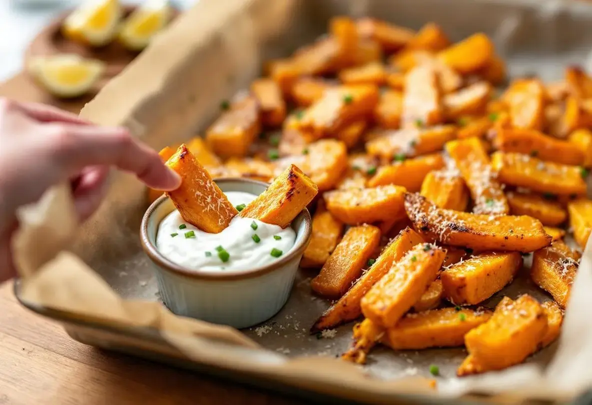 Frites de courge au parmesan : l’astuce saine (et bluffante) pour remplacer les frites classiques