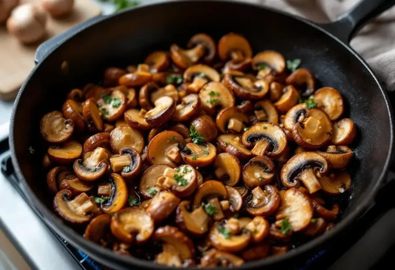 Le chef Etchebest, en toute transparence, nous dévoile aujourd’hui sa méthode de cuisson des champignons qui fixe leur jus pour un rendu délicieusement caramélisé