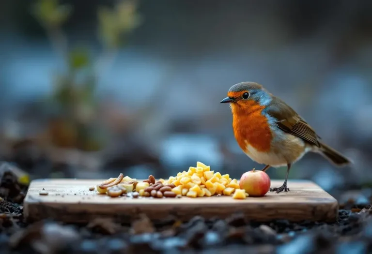 Rouges-gorges au jardin : ce soir, mettez dehors cet aliment de base à 3 centimes, que la plupart des jardiniers oublient