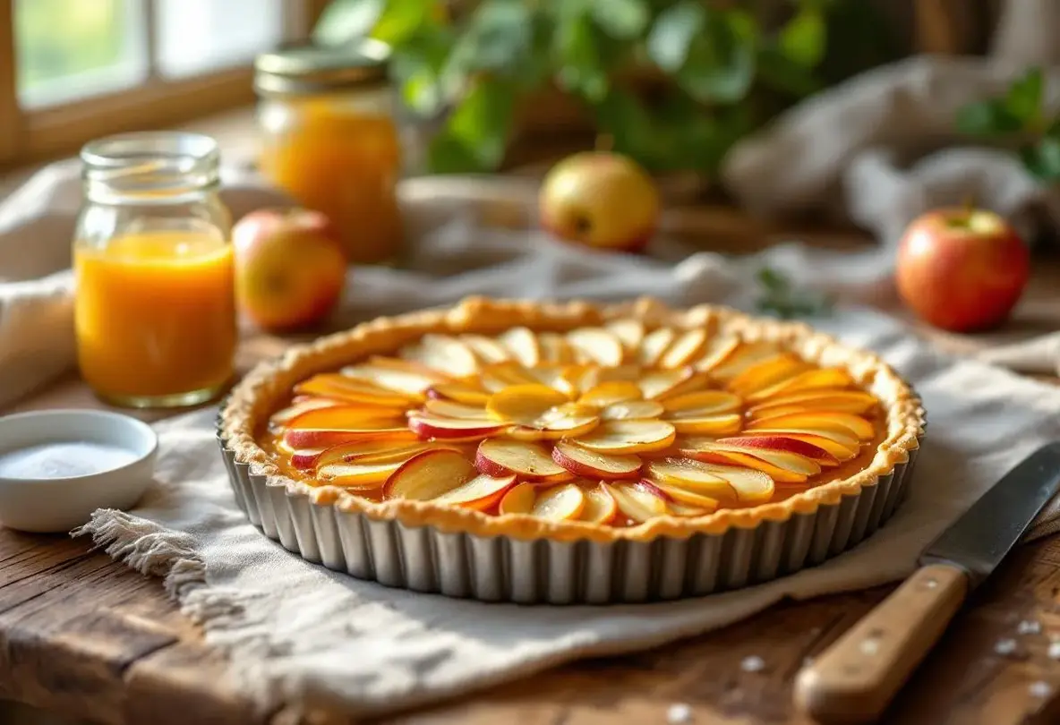 Tarte pommes-compote : la recette express et ultra économique qui embaume la maison et régale toute la tablée