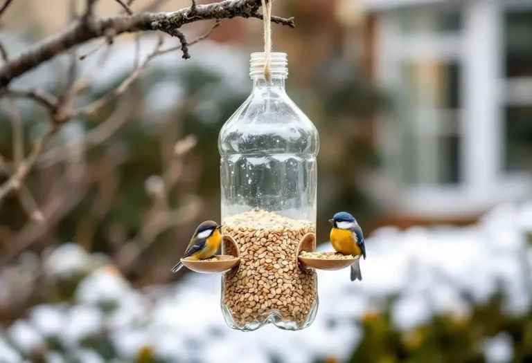 Voici comment une bouteille plastique devient une mangeoire parfaite pour les oiseaux