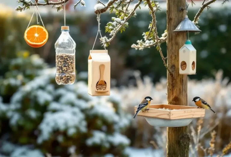 16 mangeoires DIY ultra économiques en récup pour un jardin rempli d’oiseaux toute l’année (avec une astuce anti-écureuils)