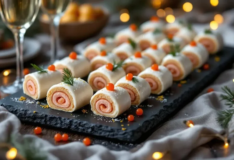 Apéro du Nouvel An : oubliez les toasts, ces mini bûches au saumon cachent une astuce vraiment bluffante