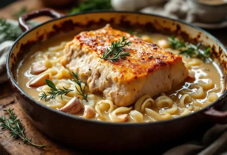 Ce rôti de porc cuit au lait est si fondant qu’on le coupe à la cuillère