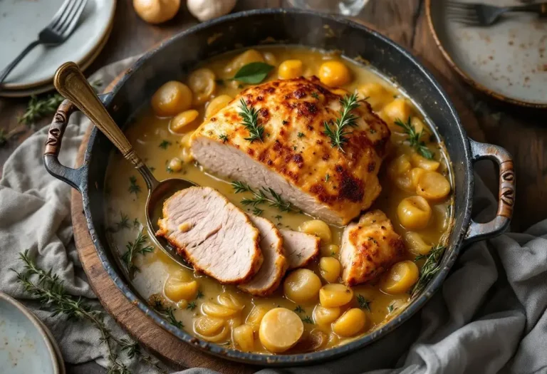 Ce rôti de porc cuit au lait est si fondant qu’on le déguste à la cuillère