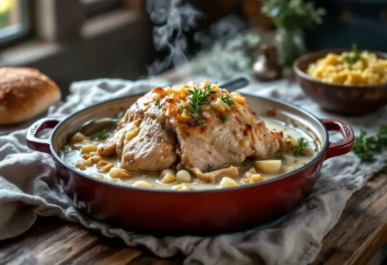 Ce rôti de porc mijoté dans le lait est si fondant qu’on le déguste à la cuillère