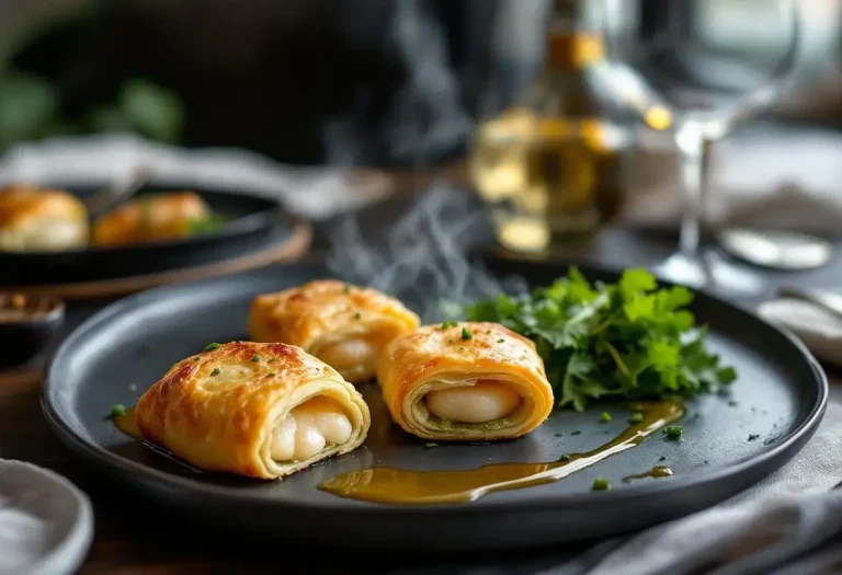 Croustillants de Saint-Jacques et poireaux en feuille de brick : l’entrée chic et ultra facile