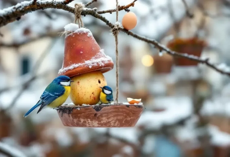 Découvrez comment un vieux pot et une simple coquille d'œuf peuvent aider les mésanges à survivre tout l'hiver