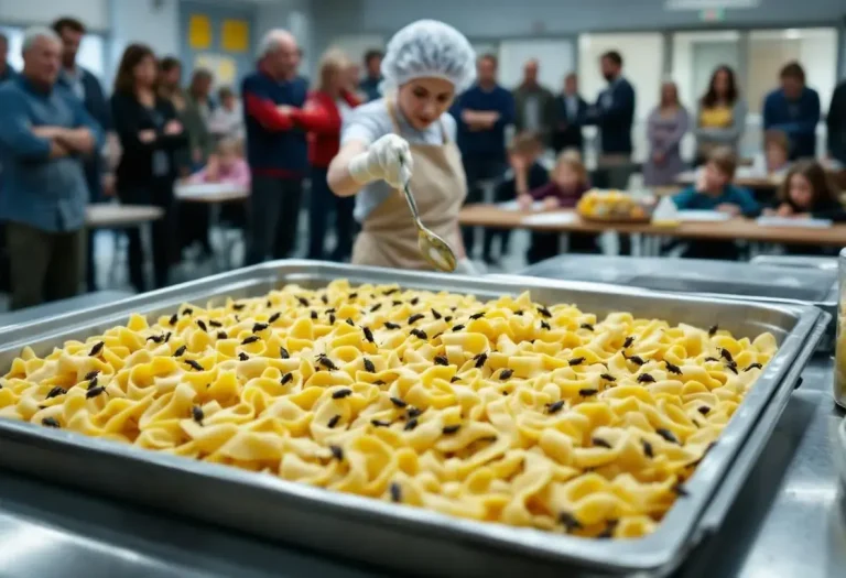 Des pâtes aux mites : la cantine de Macaille au centre d'une vive polémique
