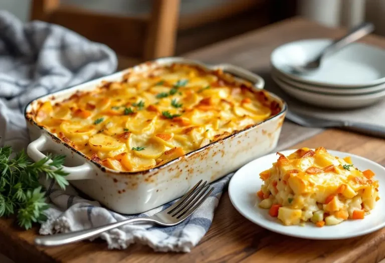 Gratin de pommes de terre, poireaux et carottes : fondant, bien doré et facile à préparer