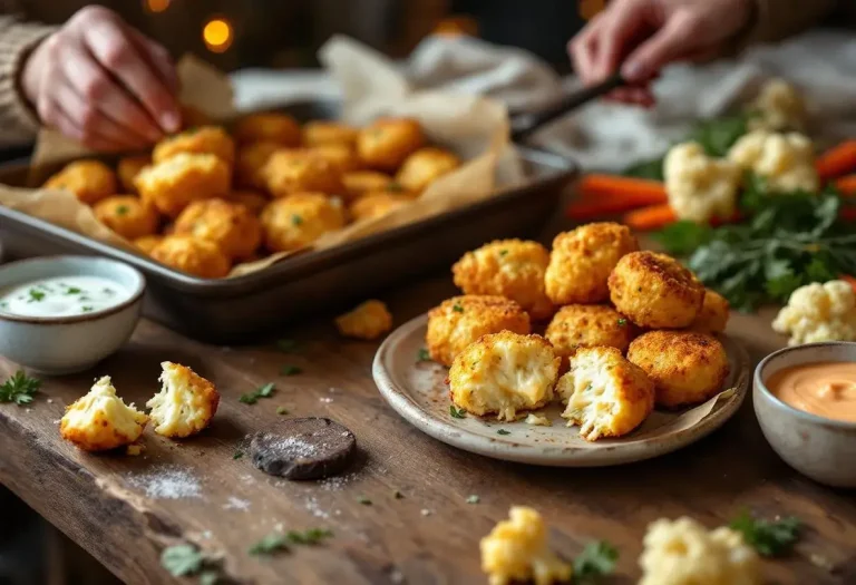« J’en fais à chaque apéro d’hiver » : des croquettes de chou-fleur dorées au four, légères, ultra fondantes et prêtes en seulement 30 minutes