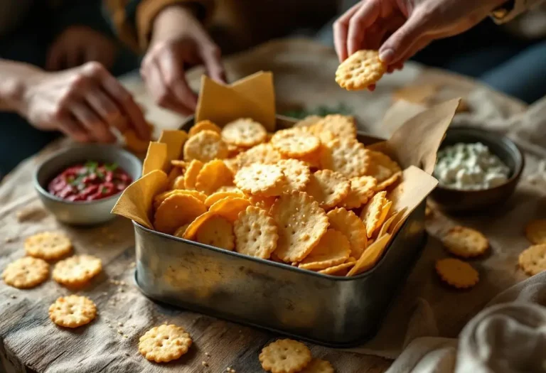 « Je les prépare en 12 minutes pour l'apéro » : mes crackers fromage-sésame ultra croustillants qui font fondre mes invités