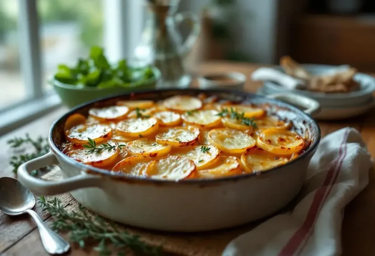 Le gratin le plus simple du monde : pommes, oignons, bouillon… pour une texture encore plus gourmande qu’un dauphinois