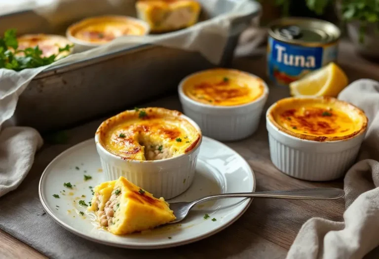 Petits flans au thon ultra faciles : une entrée fondante, prête en un rien de temps avec vos ingrédients de placard