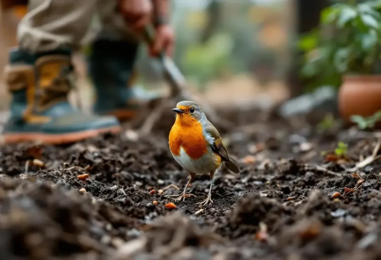 Que révèle vraiment la présence d’un rouge-gorge dans votre jardin ?