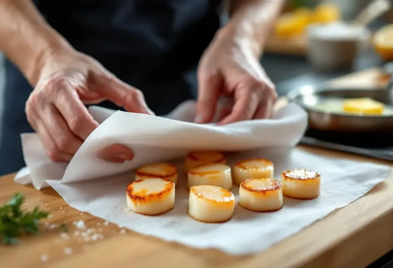 Saint-Jacques : cette étape souvent oubliée gâche votre cuisson, même les grands chefs la respectent