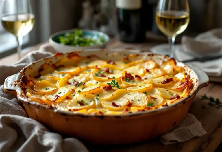 Tartiflette à la cancoillotte : le gratin ultra fondant et plus léger, très facile au four