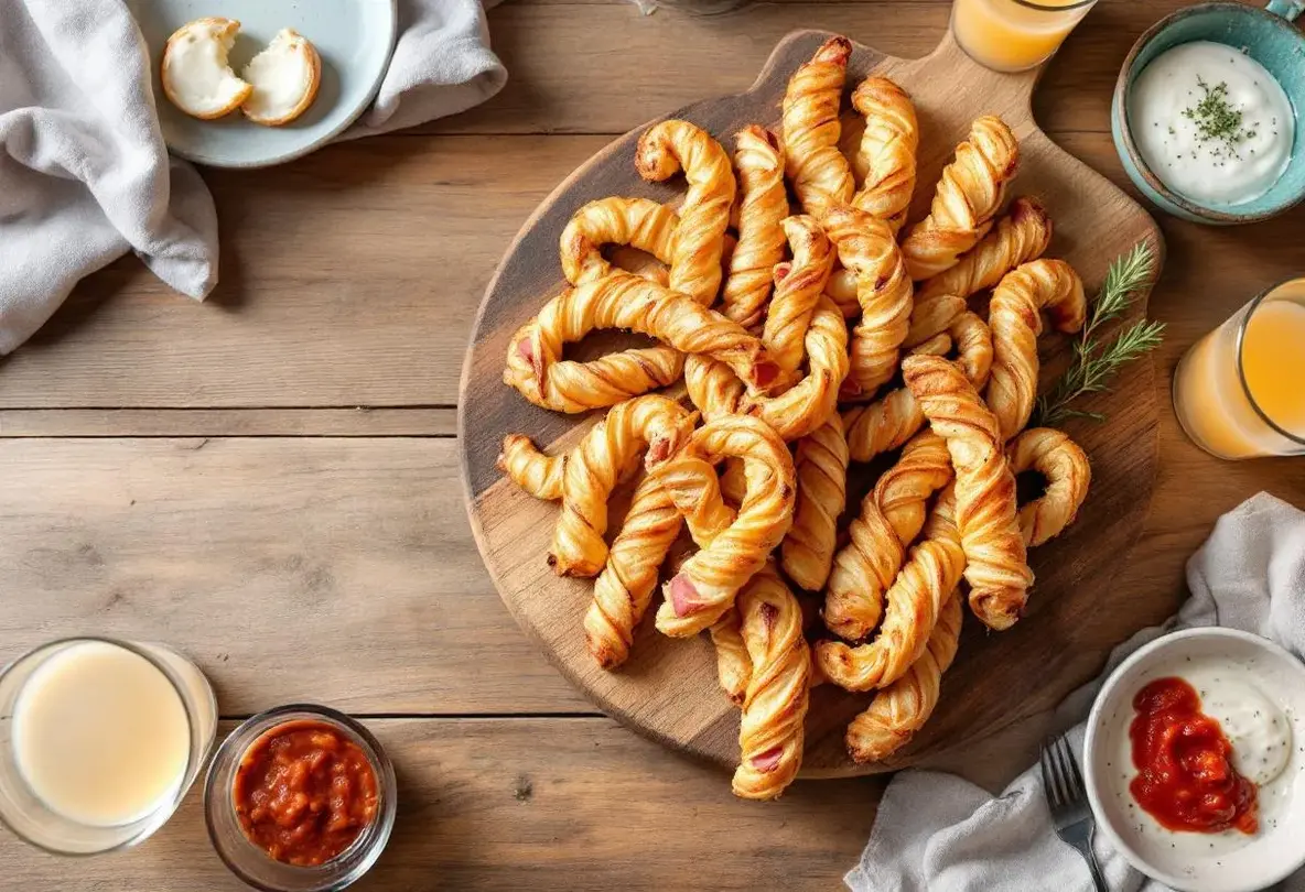 Torsades feuilletées jambon-gruyère : l’apéro ultra croustillant prêt en 10 minutes