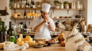 mon chien tousse comme s'il avait un truc coincé