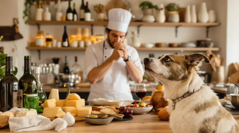 mon chien tousse comme s'il avait un truc coincé