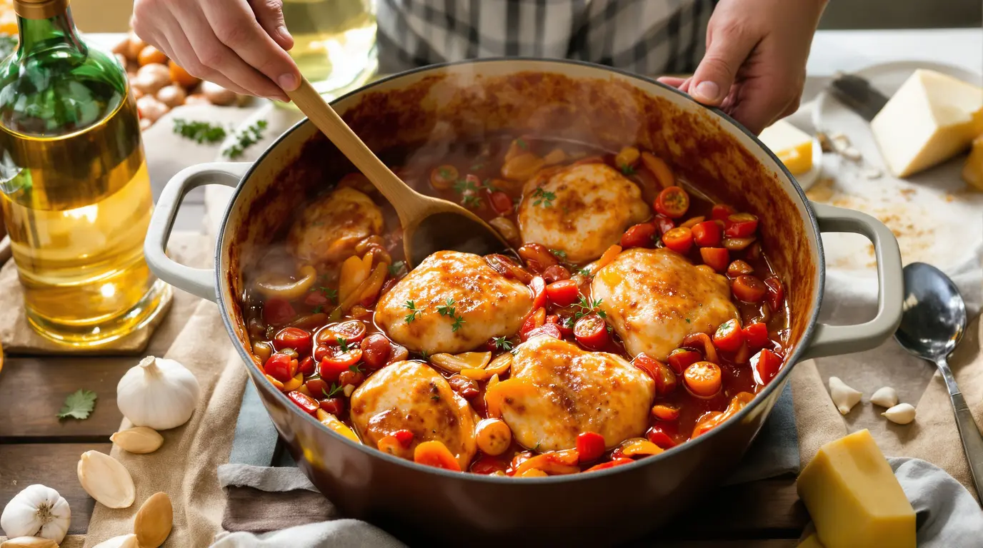 poulet basquaise de ma grand-mère