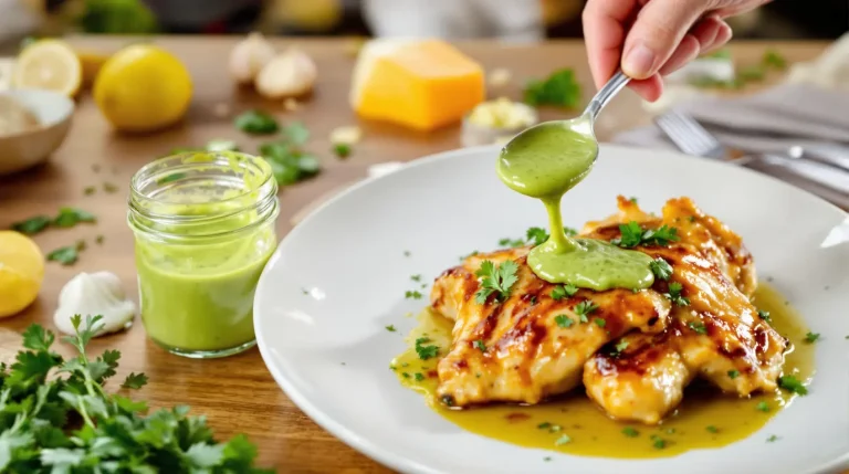 sauce verte pour poulet braisé