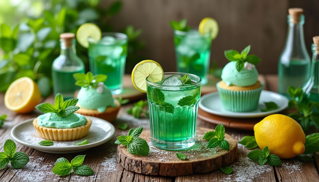 découvrez des recettes simples et originales à base de sirop de menthe pour des boissons et desserts rafraîchissants et savoureux.