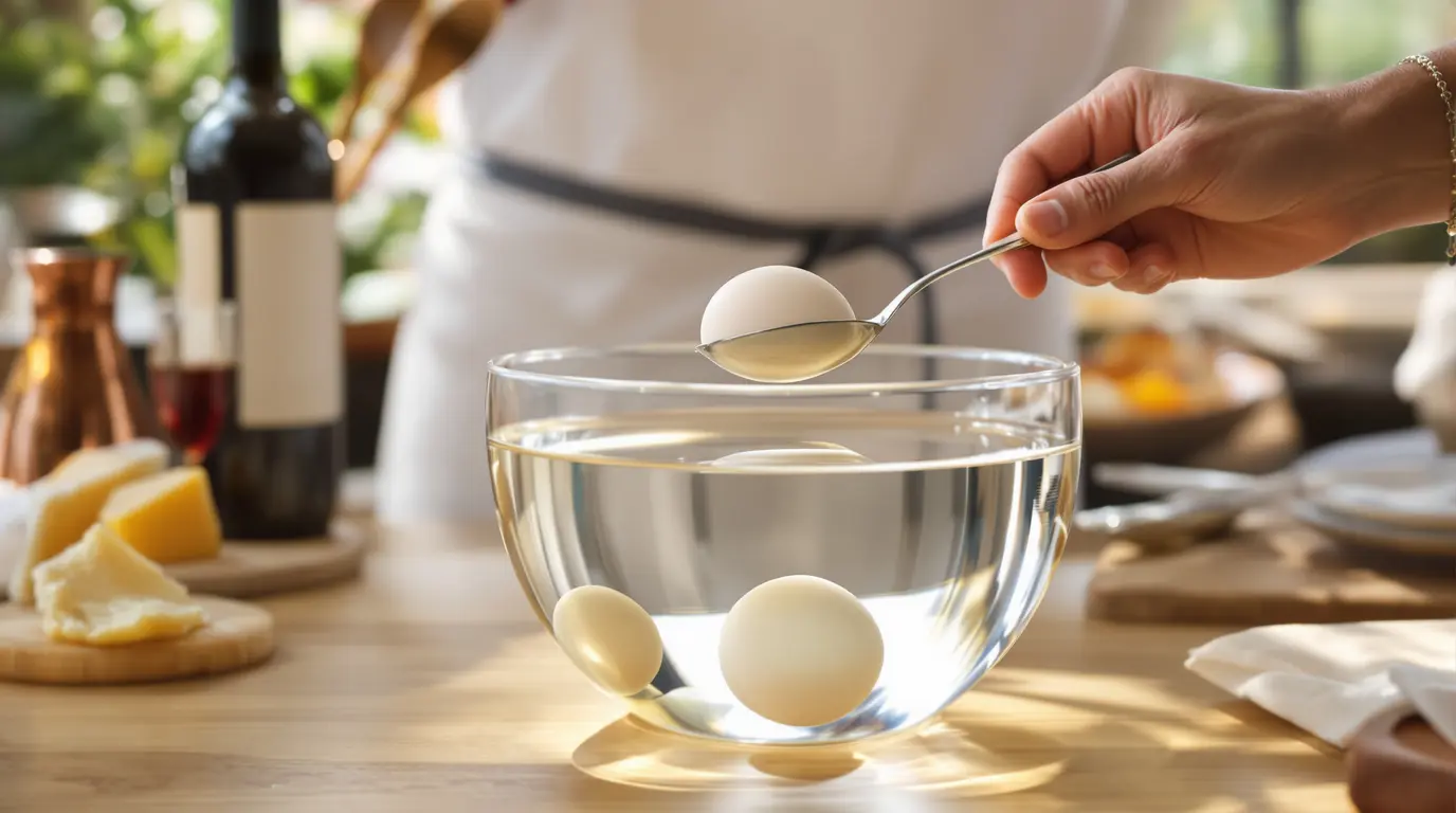 oeuf qui flottent