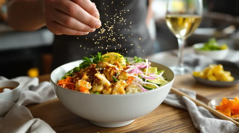 recette poke bowl poulet