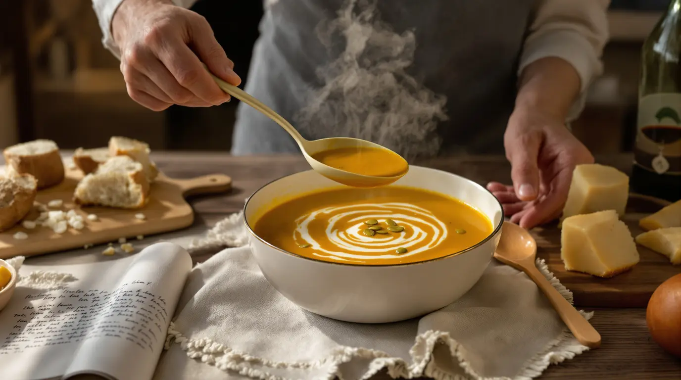 soupe au potimarron recette de grand-mère