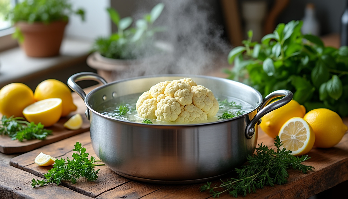 découvrez s'il est préférable de cuire le chou-fleur à l'eau froide ou chaude afin de préserver au mieux sa saveur et ses nutriments essentiels.