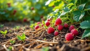 découvrez les meilleures pratiques pour améliorer le rendement de vos framboisiers en choisissant le paillage ou les plantes compagnes idéales à mettre au pied.