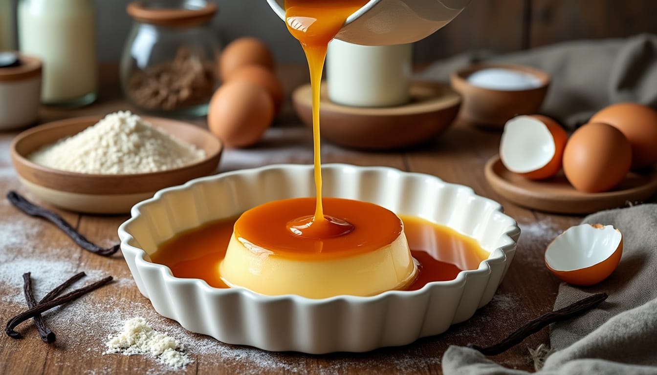 Recette authentique du flan aux œufs : astuces et conseils pour le réussir découvrez notre recette authentique du flan aux œufs, accompagnée d'astuces et conseils indispensables pour réussir ce dessert classique à la perfection.