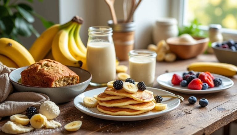 découvrez des recettes simples et savoureuses pour utiliser vos bananes trop mûres et éviter le gaspillage tout en régalant toute la famille.