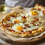 recette pizza maison avec pâte toute prête base crème fraîche