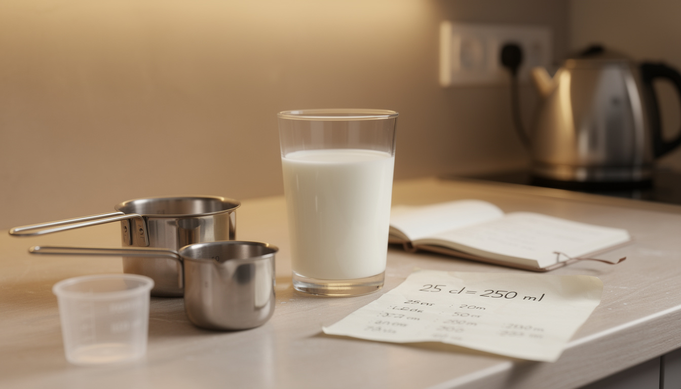apprenez à convertir facilement 25 cl en millilitres grâce à notre guide simple et rapide. découvrez la méthode et les astuces pour maîtriser les conversions de volumes sans difficulté.