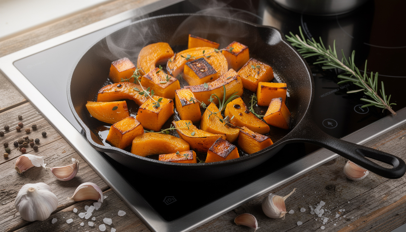 découvrez comment réussir un butternut rôti à la poêle pour un plat savoureux et facile à préparer, idéal pour accompagner tous vos repas.