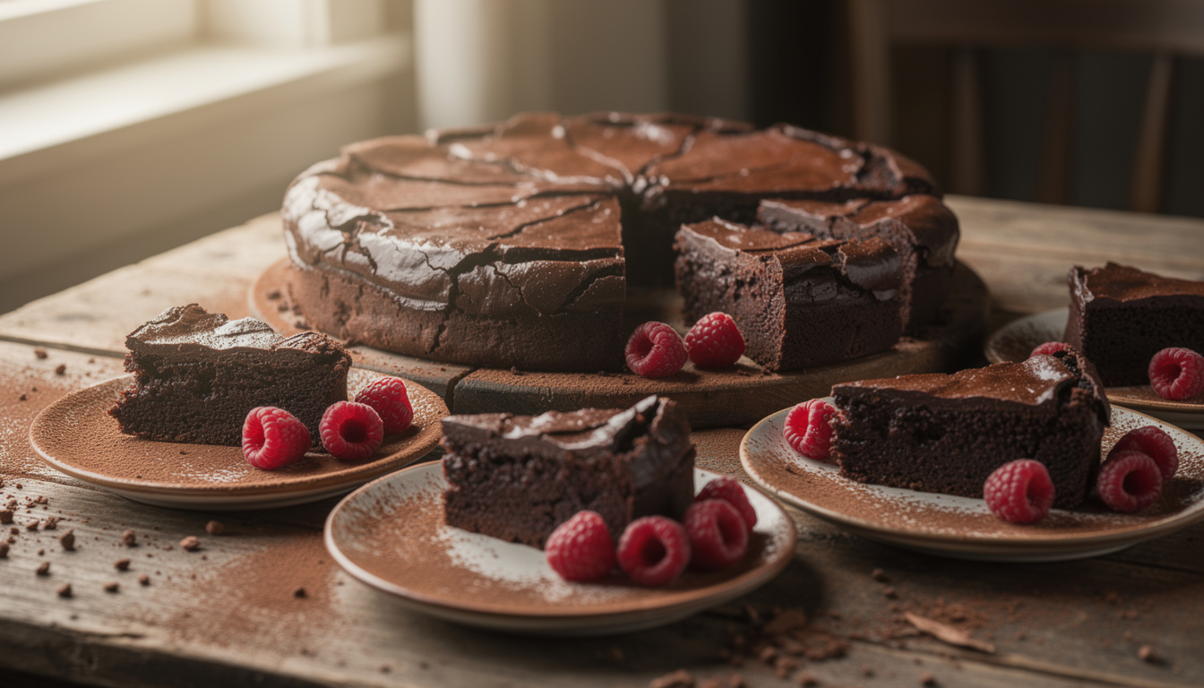 Gâteau au chocolat sans farine : recette simple et délicieuse découvrez notre recette simple et délicieuse de gâteau au chocolat sans farine, parfait pour un dessert gourmand et léger.