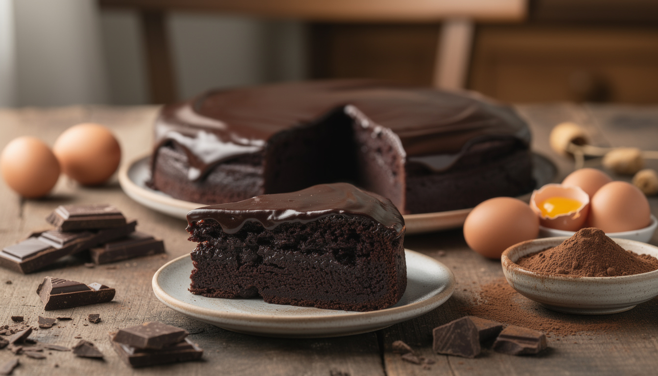 Gâteau au chocolat sans farine : recette simple et délicieuse découvrez une recette simple et délicieuse de gâteau au chocolat sans farine, parfaite pour régaler vos papilles tout en respectant vos envies sans gluten.