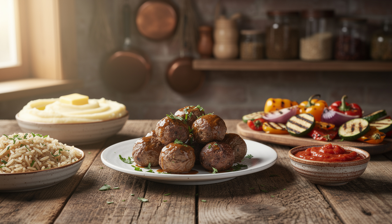 Quel accompagnement choisir pour des boulettes de viande savoureuses découvrez quel accompagnement choisir pour sublimer vos boulettes de viande savoureuses et régaler toute la famille.
