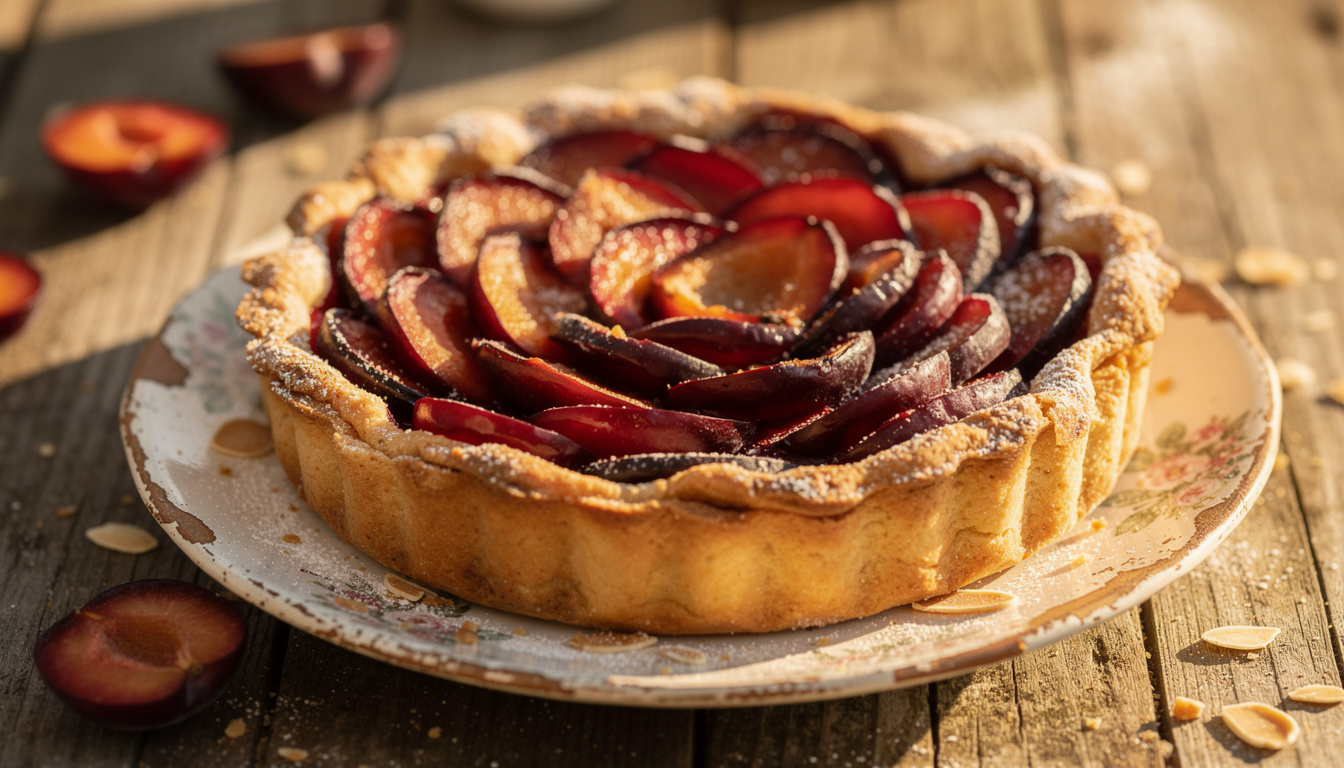 découvrez une recette facile de tarte aux prunes, parfaite pour un dessert gourmand et fruité à partager en famille ou entre amis.