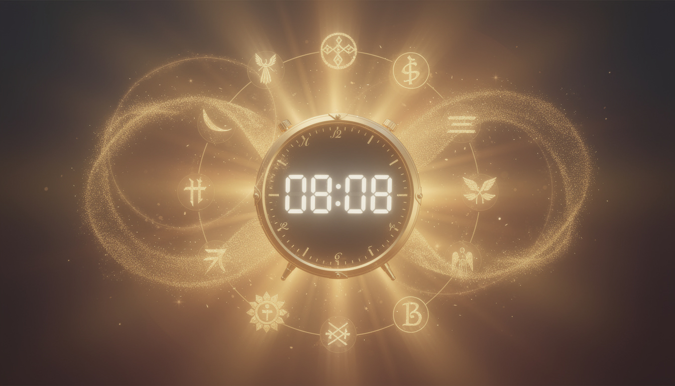 découvrez la signification spirituelle de 08h08 et apprenez à interpréter le message mystérieux que l’univers vous envoie à travers cette heure miroir.